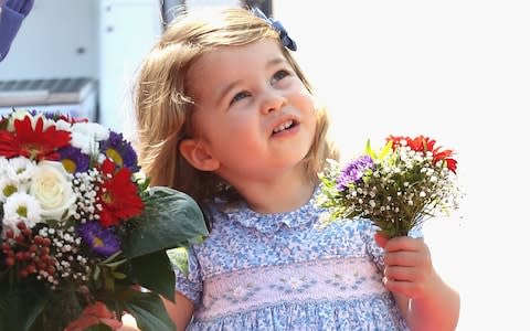 Princess Charlotte in July - Credit:  Chris Jackson