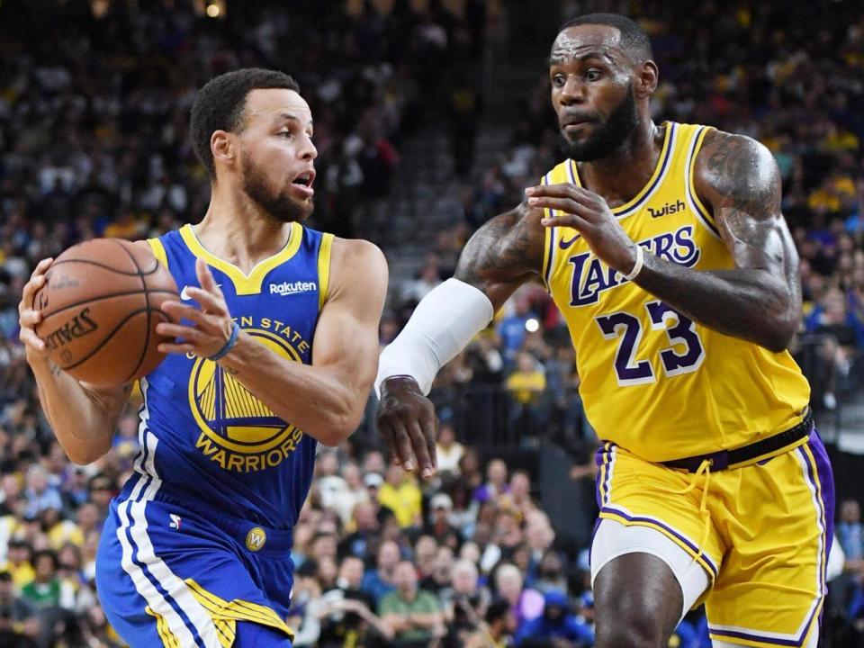 Golden State Warriors did their best to upstage Lebron James (Getty)