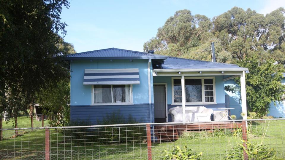 Exterior of the of  home where Chantelle McDougall, her daughther Leela, Simon, Kadwill, and Tony Popic lived at Nannup, West Australia. They all disappeared and it is thought that a cult maybe involved.