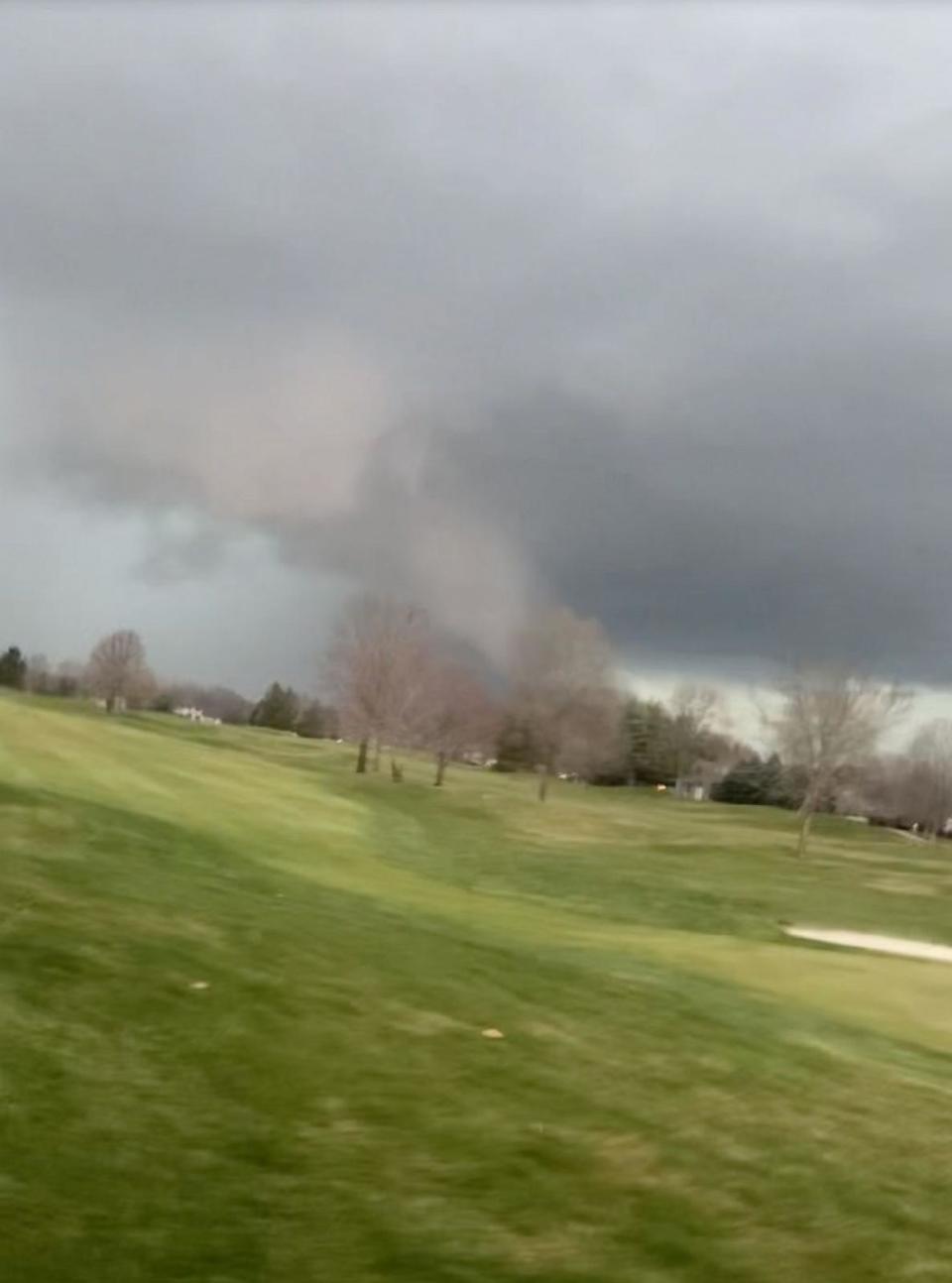 PHOTO: Tornadoes tear through Ohio captured on video by Ethan Hibner, March 14, 2024. (Ethan Hibner)