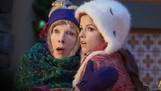 Shirley MacLaine and Anna Kendrick in "Noelle"<p>Disney+</p>