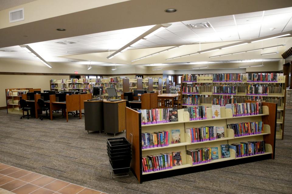 A look inside the new Wea Prairie Library Branch of the Tippecanoe County Library, Thursday, July 16, 2020 in Lafayette.