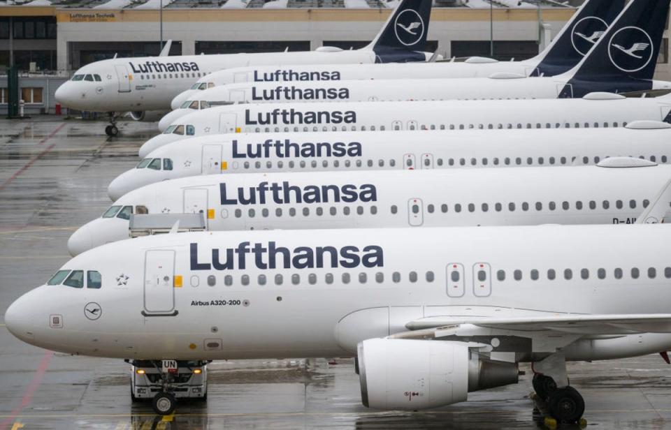 The Lufthansa Airbus A380 returned to Bangkok after just 90 minutes in the air (Getty Images)