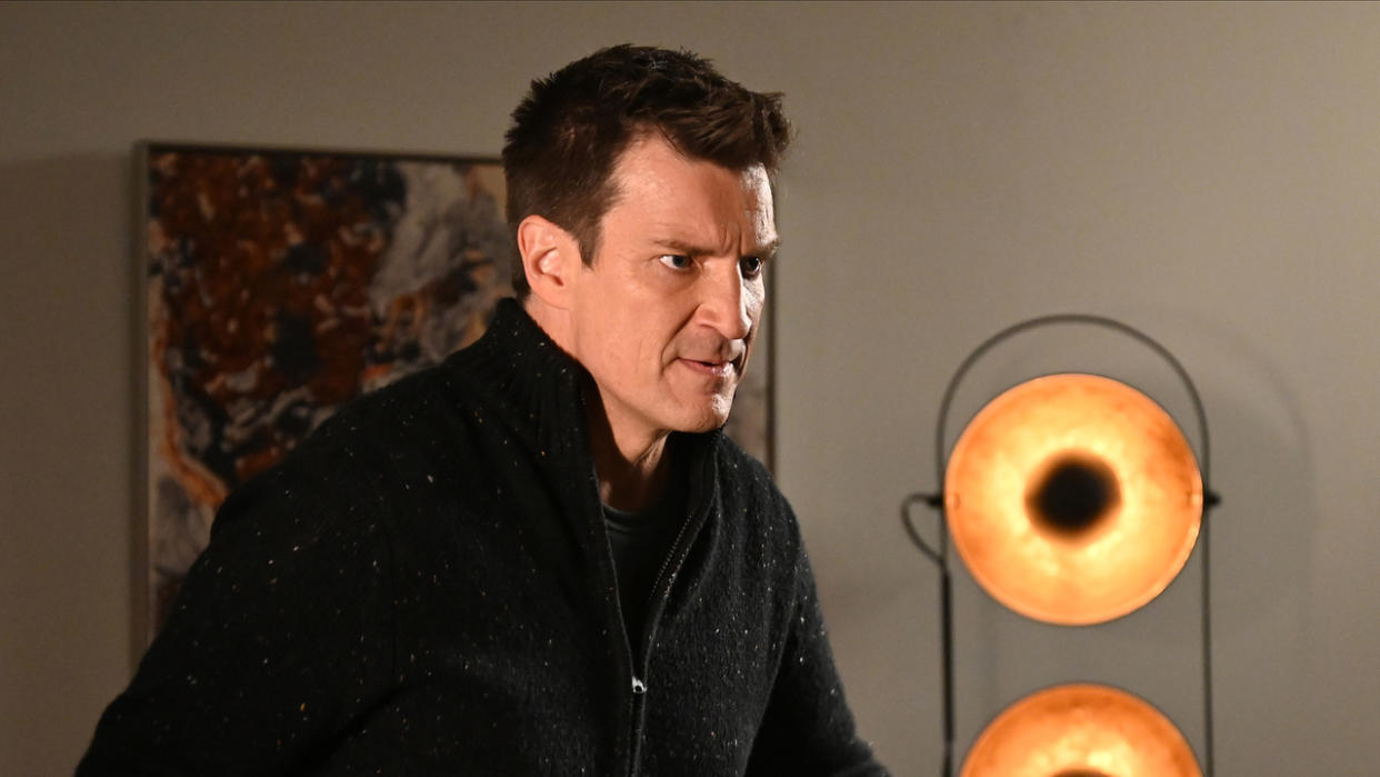  Nathan Fillion as John Nolan in The Rookie's Season 5 finale 