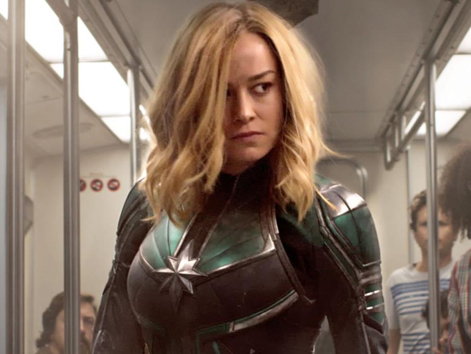 Brie Larson as Carol Danvers in ‘Captain Marvel' (Marvel Studios)
