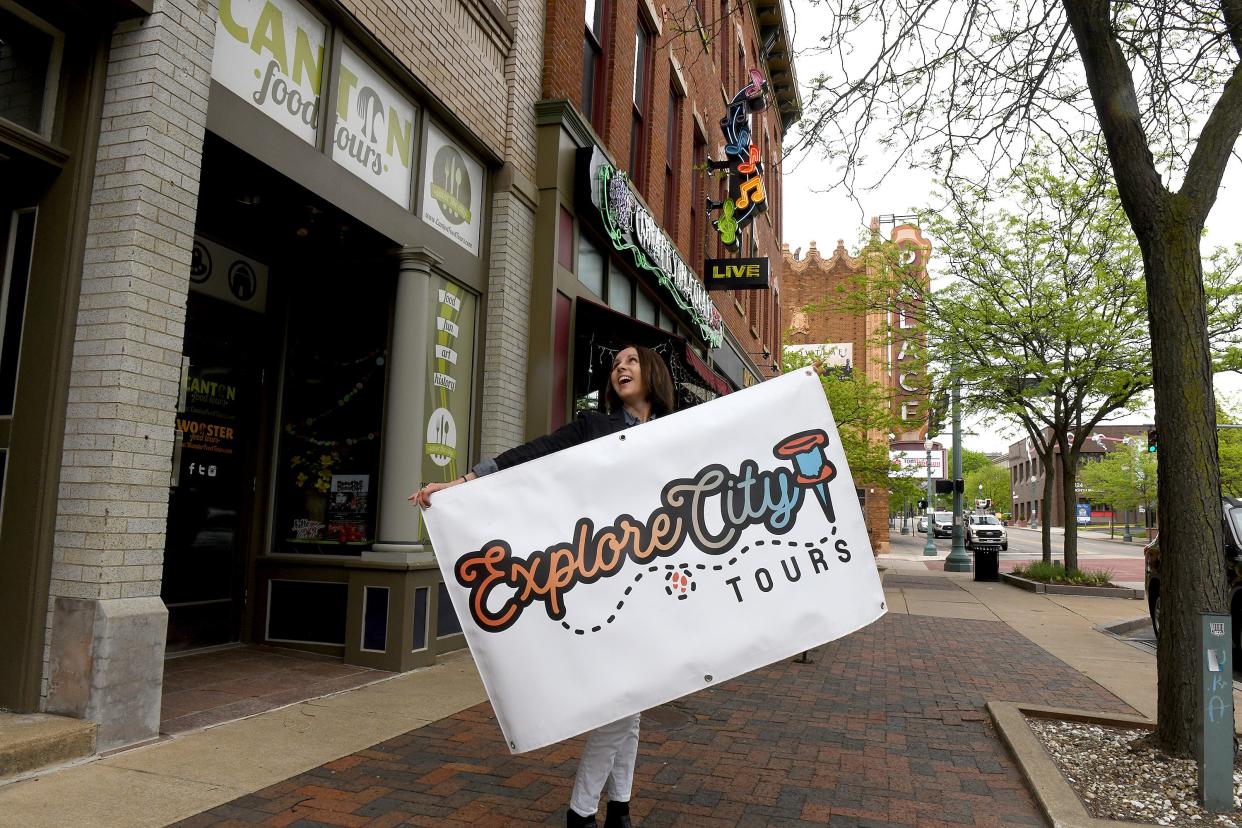 Owner Barb Abbott is celebrating her 12th anniversary of Canton Food Tours with a name rebranding and expansion as Explore City Tours. The tours now include stops in Wooster and Akron.