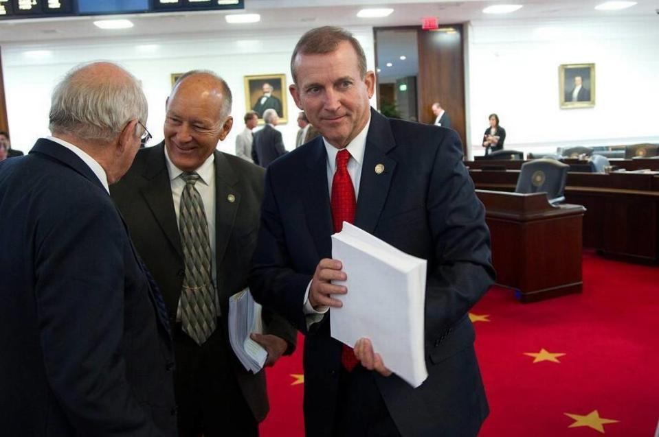 Former Sen. Harry Brown in 2014.