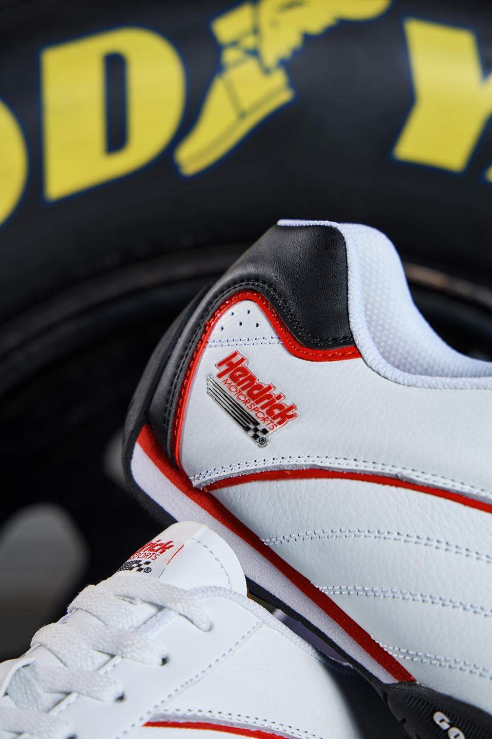 Hendrick Motorsports, Goodyear shoes, Goodyear, NASCAR, car racing shoes, car racing, Goodyear Footwear, SCL Footwear Group