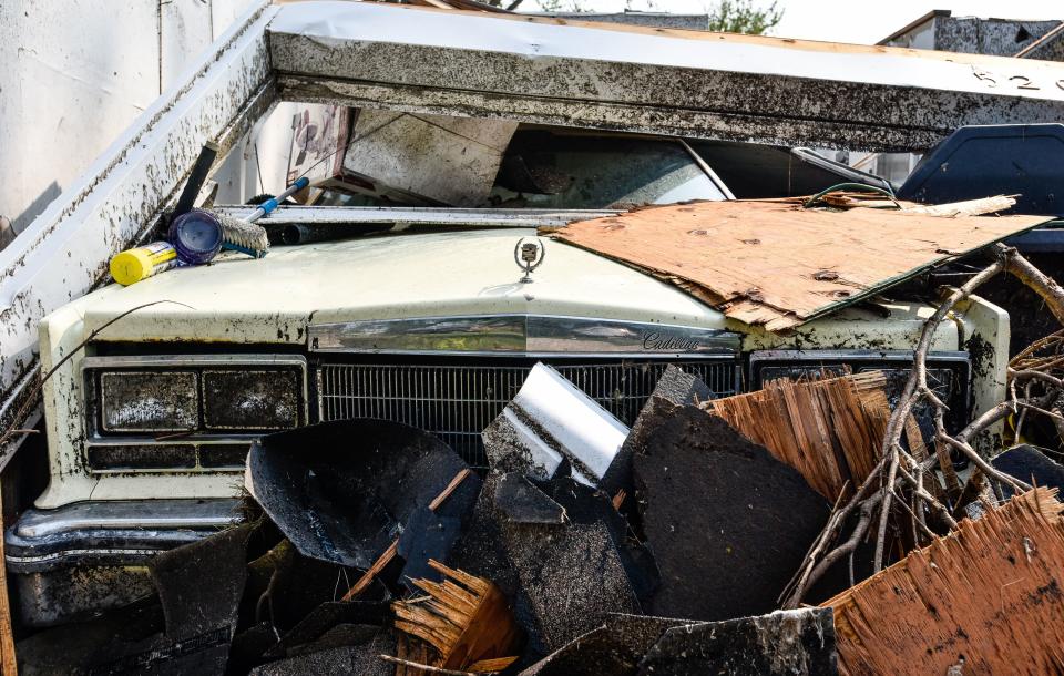 Volunteer groups and residents worked together Saturday, June 1 to clear debris from some of the neighborhoods in Trotwood and other areas hit by the tornado. (WHIO File)