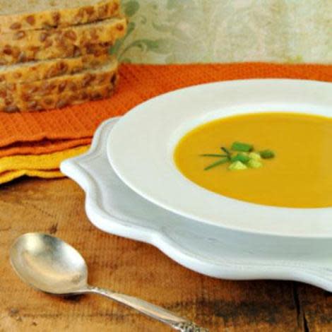 Butternut squash and apple soup