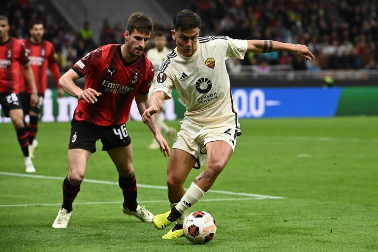 Roma y Paulo Dybala se presentarán con ventaja de 1-0 contra Milan como visitantes en el desquite de su serie de cuartos de final de Europa League.