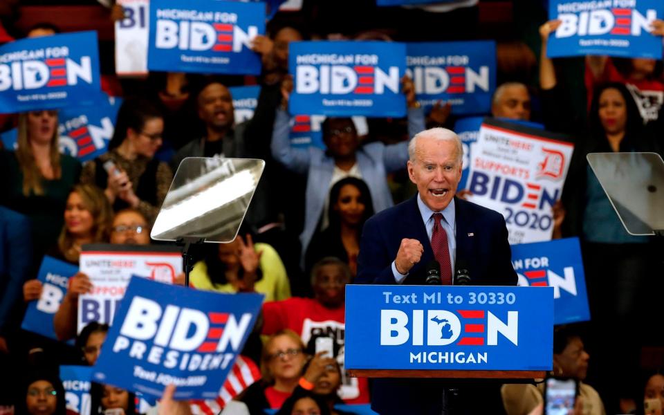 Biden is the presumptive Democratic candidate to take on Donald Trump in November - AFP 