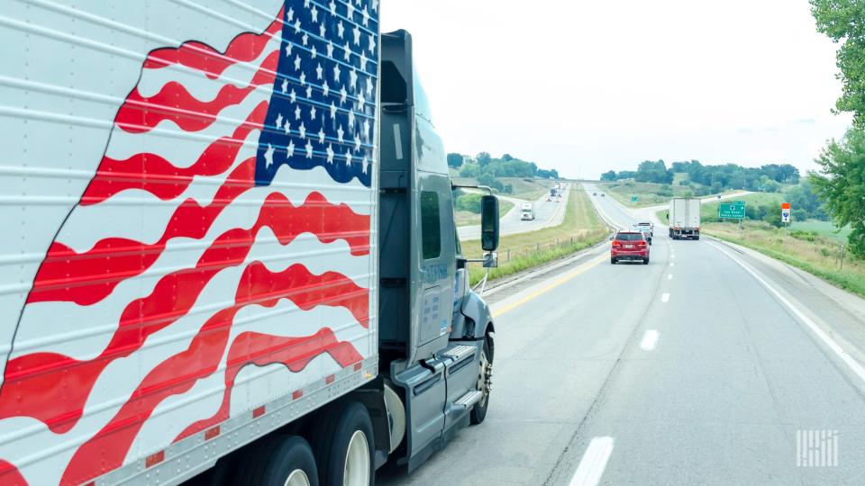 Truck drivers based in the Permian Basin in Texas will be protesting at BlackRock Inc. in New York over unpaid wages and lack of access to clean bathrooms. (Photo: Jim Allen/FreightWaves)