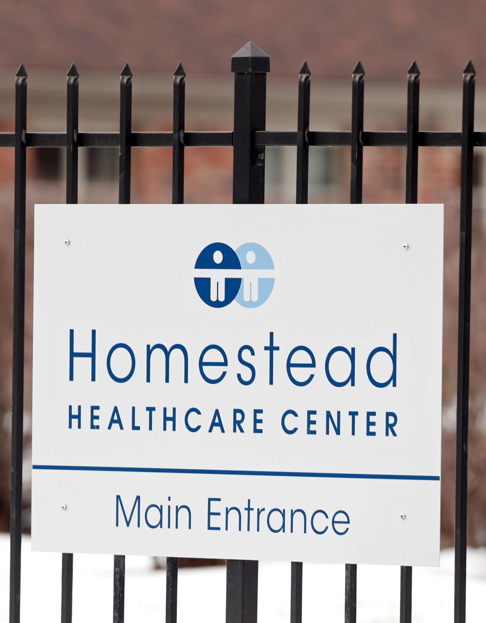 The Homestead Healthcare Center, Wednesday, Feb. 9, 2022, in Indianapolis.