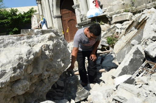 The quake also damaged several centuries-old churches which were crowded with worshippers in recent days as the majority-Catholic Philippines marked the Easter holiday