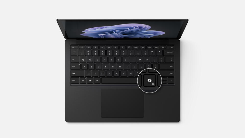 Tecla copiloto de Microsoft Surface Laptop 6