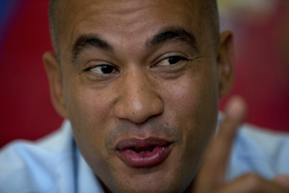 Miranda Gov. Hector Rodriguez speaks during an interview at his office in Caracas, Venezuela, Thursday, Jan. 31, 2019. The 36-year-old was just a teenager when Hugo Chavez took power. Now one of the last remaining allies of President Nicolas Maduro who still enjoys a respectable approval rating, Rodriguez is searching, along with other loyalists, for answers to how to rescue the country, and with it, Chavez’s increasingly tarnished legacy. (AP Photo/Fernando Llano)