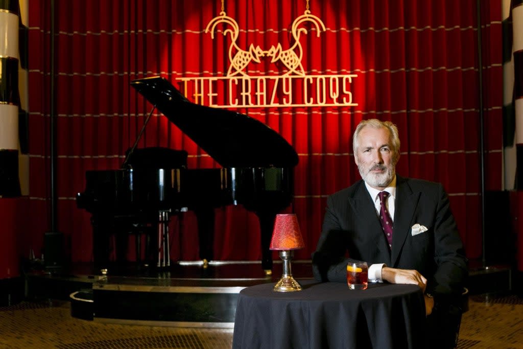 Defiant: Jeremy King, sat here in Zedel, is refusing to back down under pressure   (Adrian Lourie)