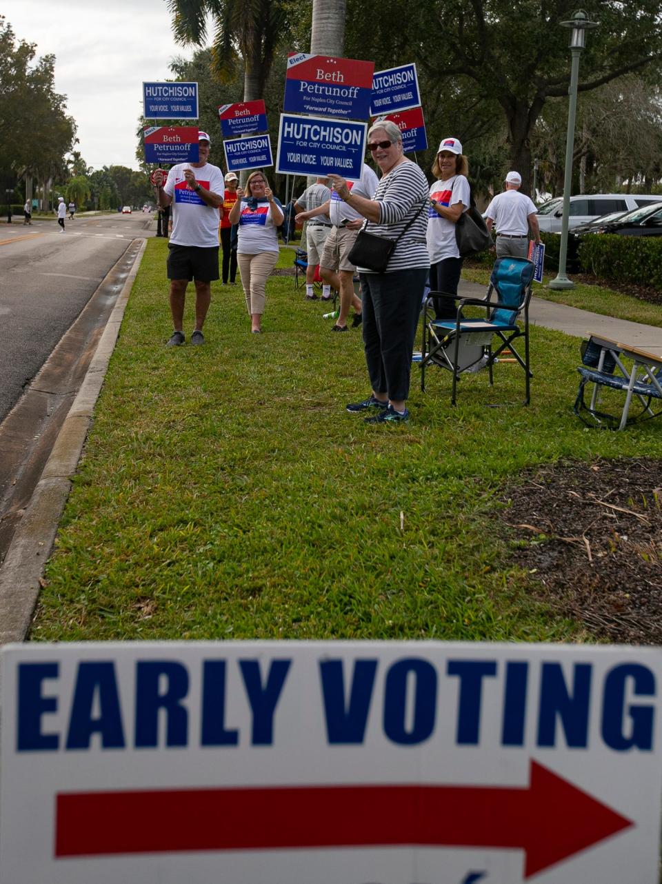 Early voting for the city of Naples began Wednesday, January 26, 2022. Residents were voting for city council candidates. 