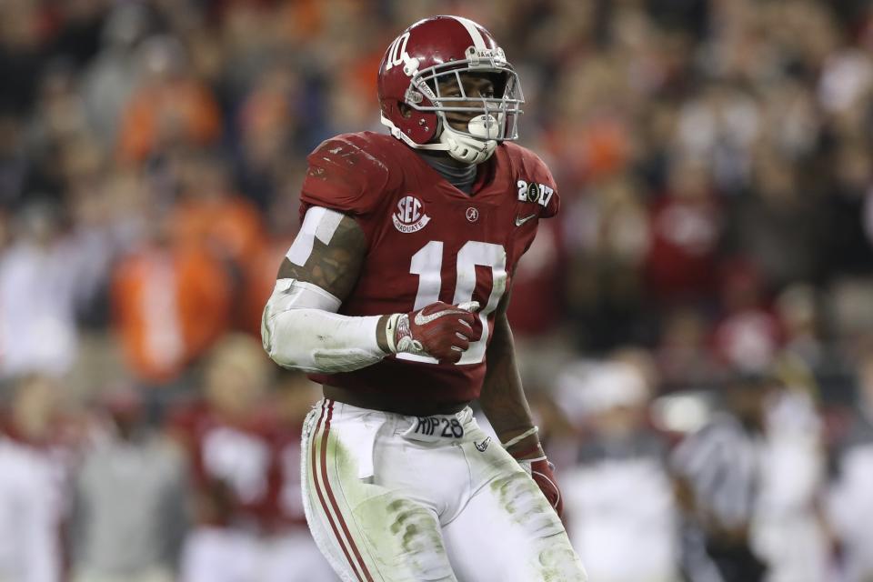 Alabama LB Reuben Foster is our top-ranked off-ball linebacker in the 2017 NFL draft. (Getty Images)