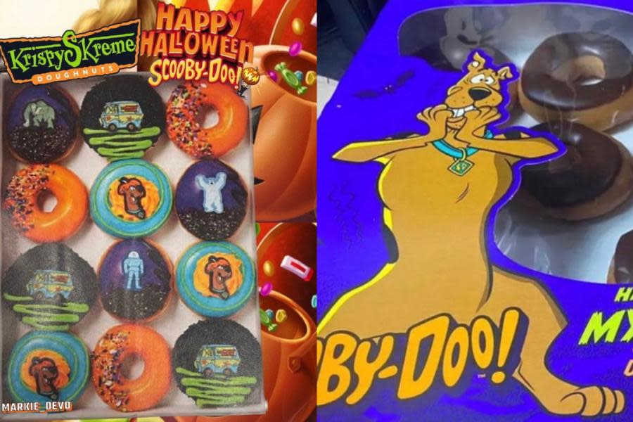 Anuncian donas en Krispy Kreme temáticas de Scooby Doo para halloween
