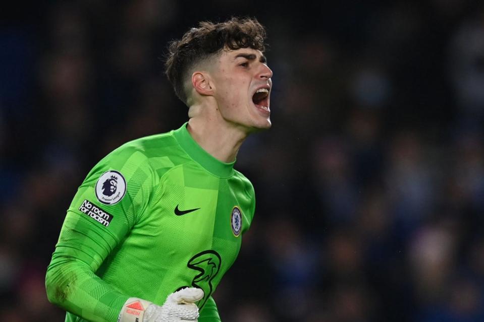 Kepa Arrizabalaga has admitted slumping Chelsea’s frustration and called for the team to step up against Tottenham (AFP via Getty Images)