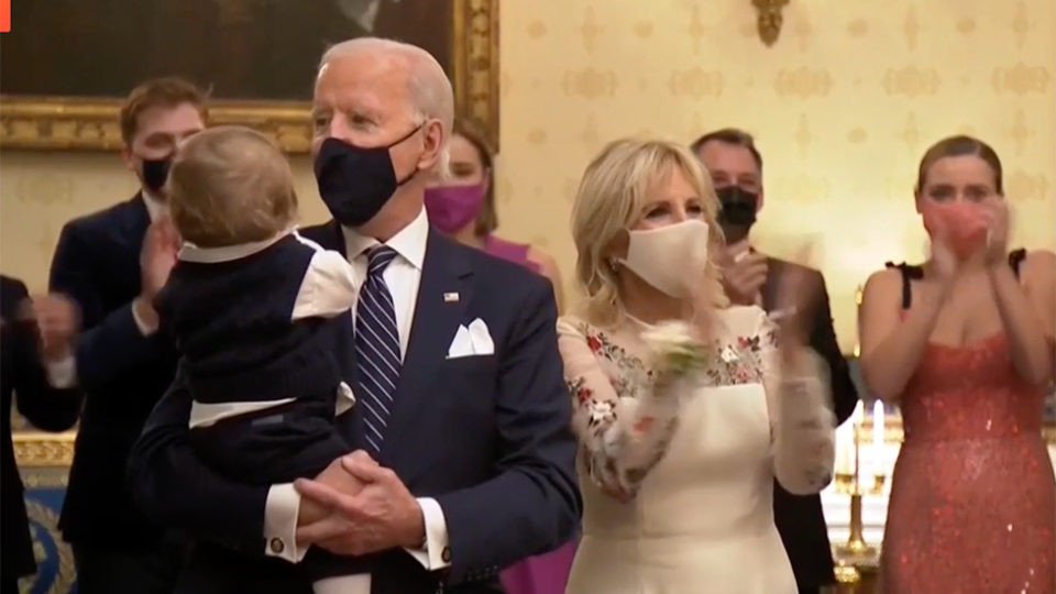 Joe Biden Dr Jill Biden grandson White House Celebrate America Demi Lovato special