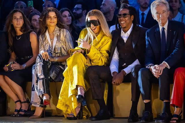 Beyonce, Jay-Z and Rihanna watch as Pharrell Williams takes over Paris  Fashion Week - BBC News