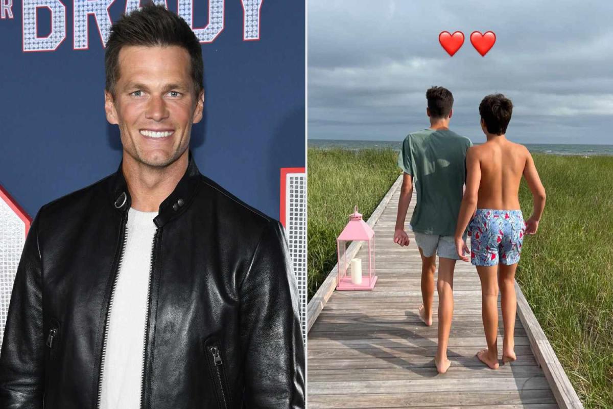 Tom Brady enjoys 'beach day' with kids as he starts dating