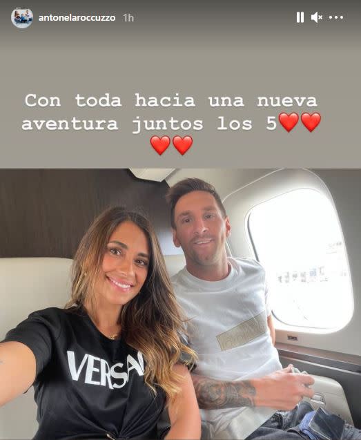 Lionel Messi's wife revealed the couple 