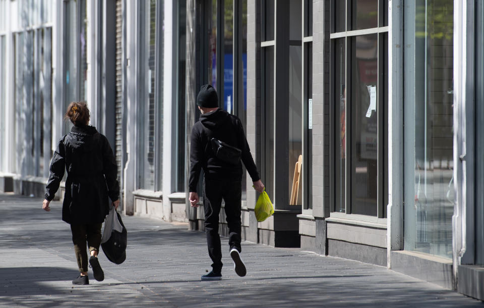 Empty streets in Leicester as the UK continues in lockdown to help curb the spread of the coronavirus. (Photo by Joe Giddens/PA Images via Getty Images)