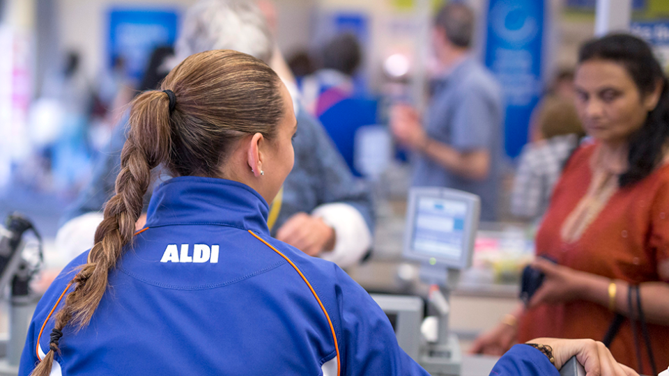 Aldi check out random act of kindness 