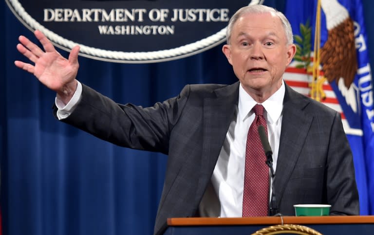 US Attorney General Jeff Sessions said he would recuse himself from any investigations into President Donald Trump's 2016 election campaign on March 2, 2017