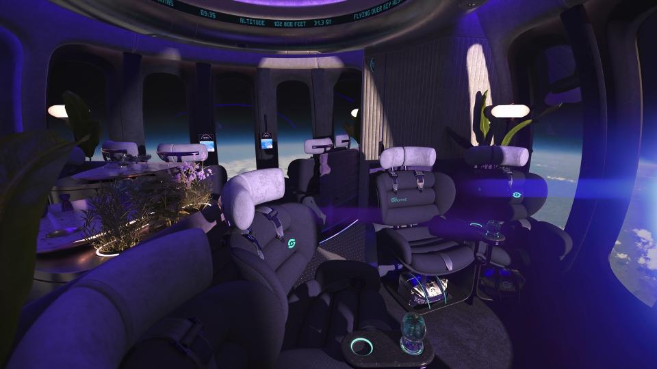 <p>Spaceship Neptune balloon interior</p>

