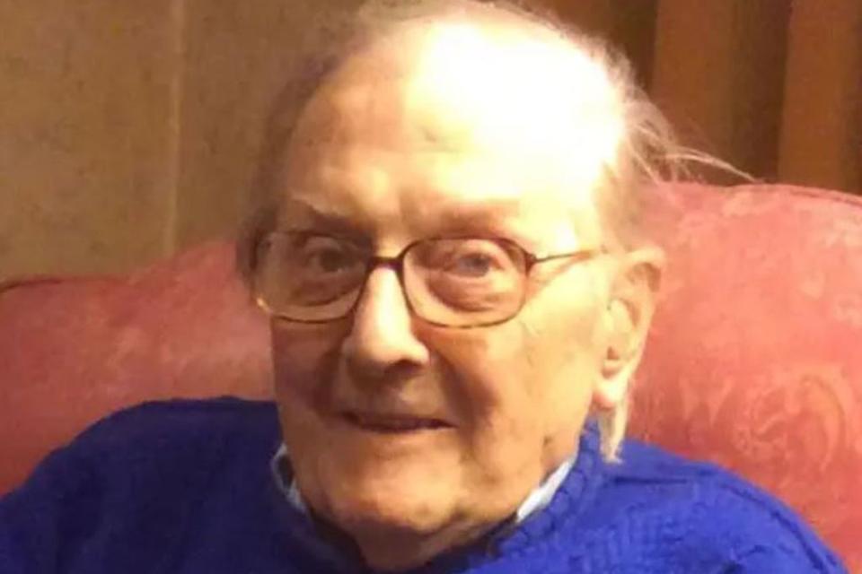 Peter Gouldstone, 98, was attacked in his own home  (Scotland Yard)