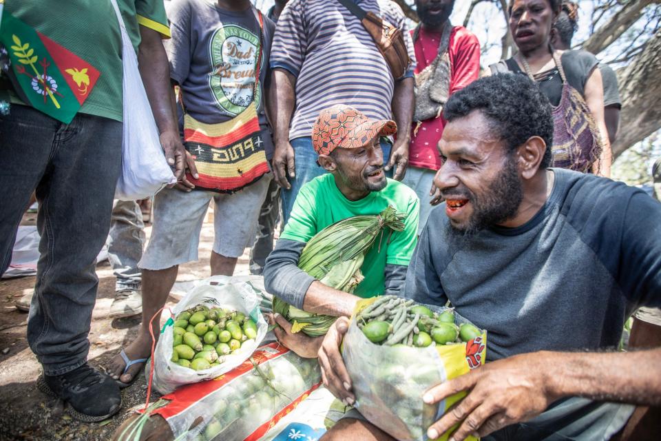 Jonathan Haro and Sebastian Steven are betel nut wholesalers. They buy nuts from farmers in neighboring provinces and then resell it by the sack to retailers in Port Moresby