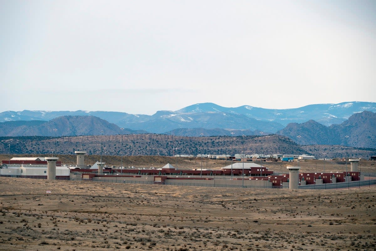 This photo taken on February 13, 2019 shows a view of the United States Penitentiary Administrative Maximum Facility, also known as the ADX or 