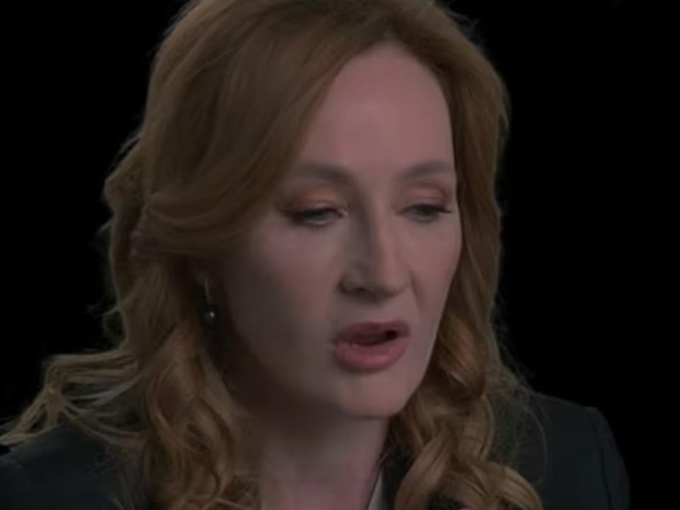 There was speculation JK Rowling’s absence from the Harry Potter reunion special was  due to her controversial opinions on gender-identity (Warner Bros)