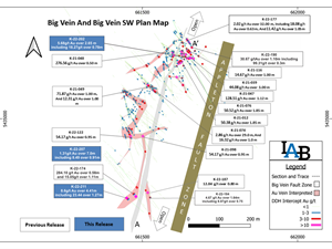 Big Vein plan map.