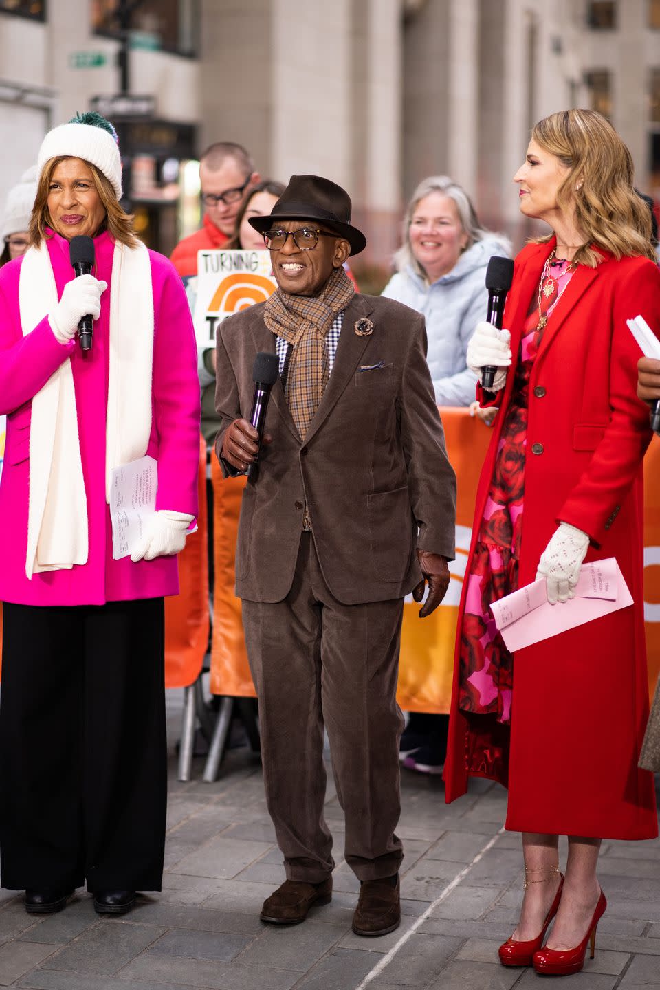 'today' show cast hoda kotb, al roker and savannah guthrie