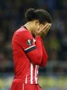 Football Soccer - Inter Milan v Southampton - UEFA Europa League Group Stage - Group K - San Siro Stadium, Milan, Italy - 20/10/16 Southampton's Virgil van Dijk looks dejected after a missed chance Reuters / Alessandro Garofalo Livepic