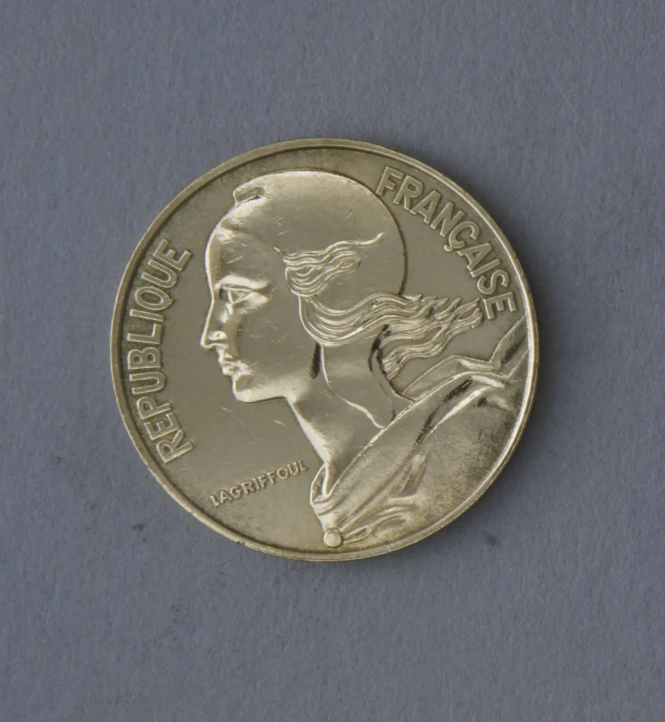  20 centimes, 1991, obverse, Marianne. France, 20th century. (Photo by DeAgostini/Getty Images)