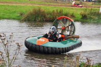 <p>I’ve never tried hovercraft racing but it looks like a lot of fun. I know nothing about the subject but a bit of research reveals that the Hovercraft Club of Great Britain has a class called Formula 35, for <strong>35bhp </strong>machines. That, rather than the <strong>200bhp</strong>-plus Formula 1 class, seems ideal for the beginner.</p>