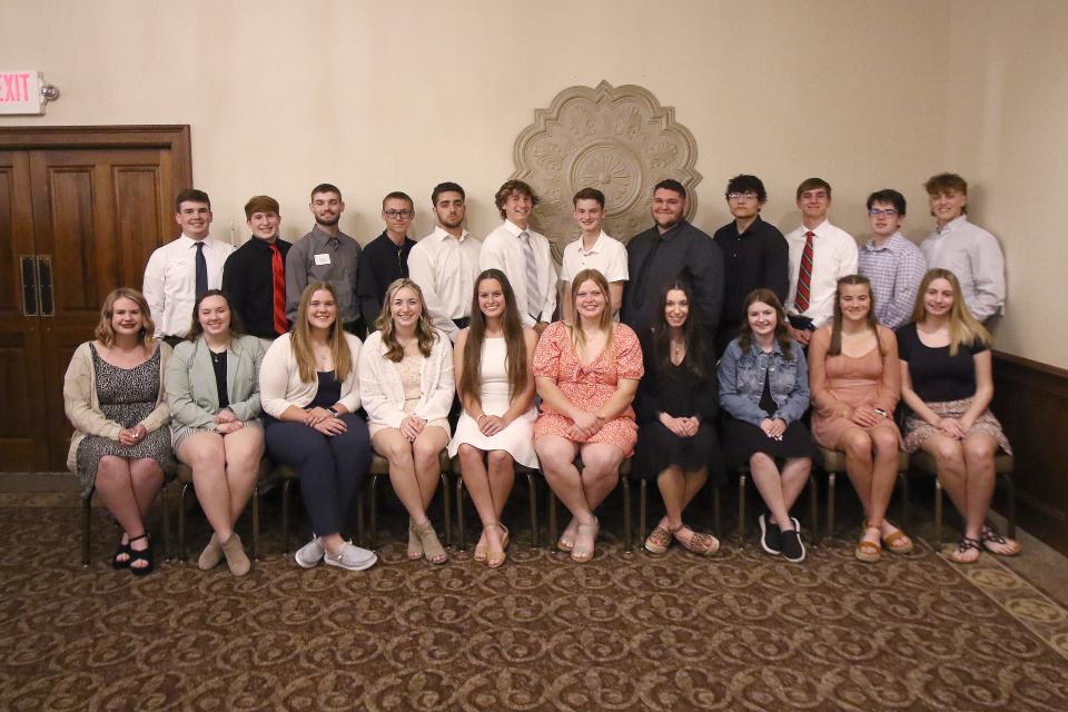 These members of Marlington High School's Class of 2023 received scholarships during the May Marlington Alumni Association annual banquet.