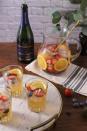 <p><strong>Ingredients</strong></p><p>1 bottle Mumm Napa Cuvée M<br>2 parts cognac<br>1 part simple syrup<br>Half an orange, sliced<br>1 lemon, sliced<br>2 cups fresh berries or chopped fruit</p><p><strong>Instructions</strong></p><p>Combine all ingredients in a pitcher with ice and stir.</p><p><strong>More:</strong> <a href="https://www.townandcountrymag.com/leisure/drinks/g13510312/best-champagne-for-mimosas/" rel="nofollow noopener" target="_blank" data-ylk="slk:The Best Sparkling Wine for Cocktails;elm:context_link;itc:0;sec:content-canvas" class="link ">The Best Sparkling Wine for Cocktails</a></p>