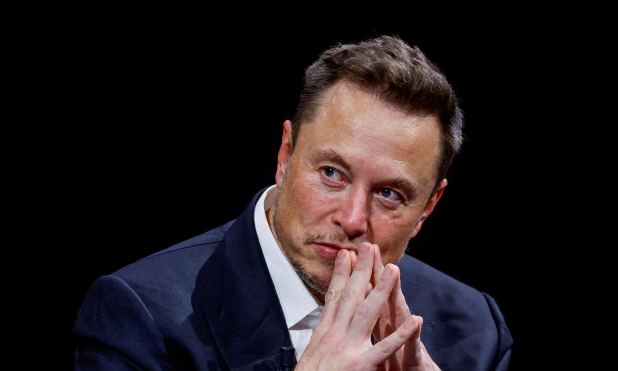 <span>Elon Musk, owner of X, formerly Twitter, has hit back against an Australian court order against the site.</span><span>Photograph: Gonzalo Fuentes/Reuters</span>