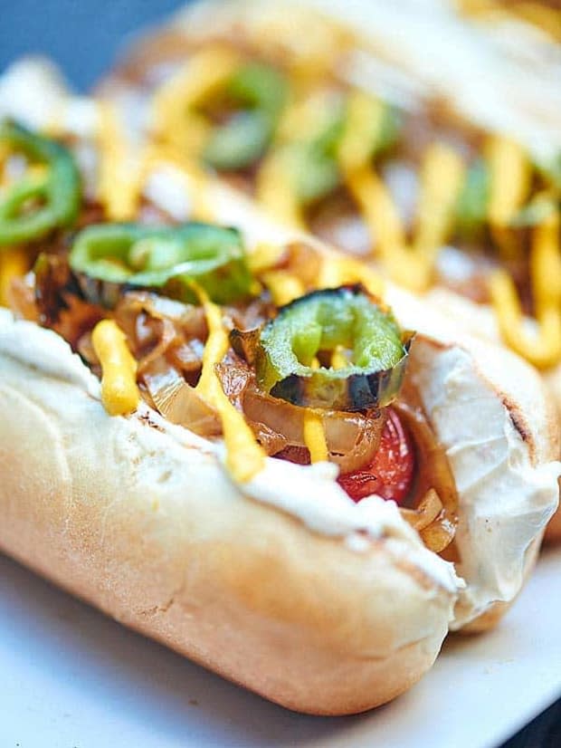 <p><a href="https://showmetheyummy.com/seattle-hot-dog-recipe/" rel="nofollow noopener" target="_blank" data-ylk="slk:Show Me The Yummy;elm:context_link;itc:0;sec:content-canvas" class="link ">Show Me The Yummy</a></p>