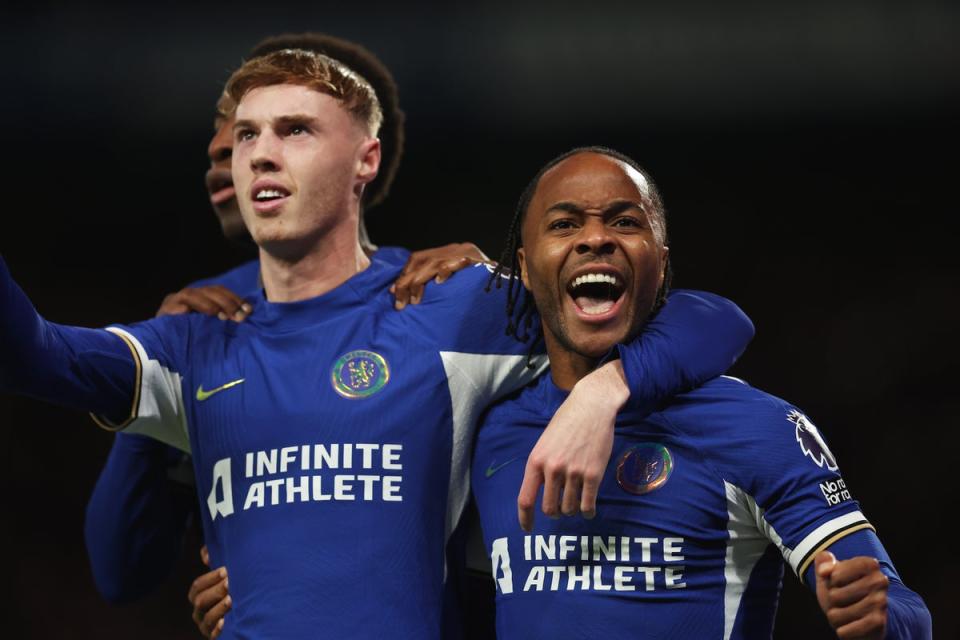 Boost: Sterling and Palmer are free from suspension (Chelsea FC via Getty Images)