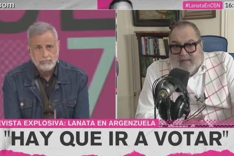 Jorge Lanata conversó mano a mano con Jorge Rial en Argenzuela