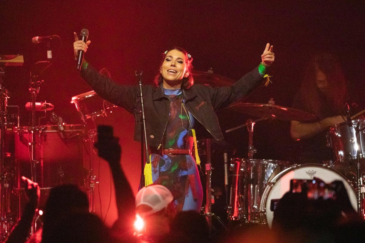 Grouplove performs during the 2022 Hi How Are You Day concert at ACL Live on May 4, 2022, in Austin, Texas.